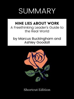 cover image of SUMMARY--Nine Lies About Work